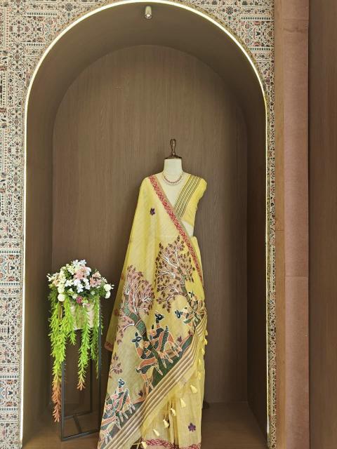 Akshara muga cotton indian sarees wholesale